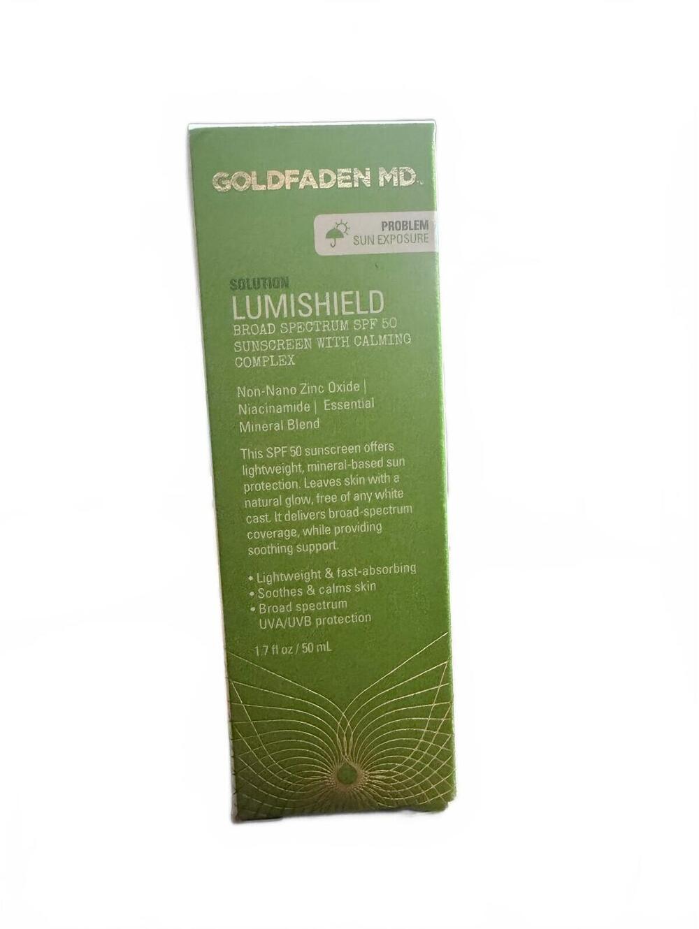 Goldfaden MD Sun Visor Luminous Shield SPF 50 1.7 oz NEW